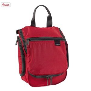 L.L. Bean Red Toiletry Bag